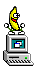 banana computer Slack emoji