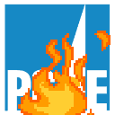 pge on fire Slack emoji