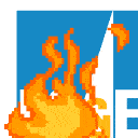 pge on fire intensifies Slack emoji