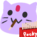 meow purplegempocky Slack emoji