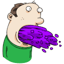 party barf transparent Slack emoji