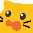 meow astonished Slack emoji