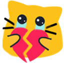 meow brokenheart Slack emoji