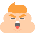 trump poop Slack emoji