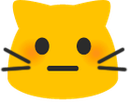 meow flushed Slack emoji