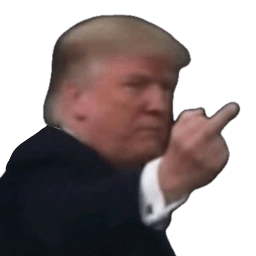 trump finger Slack emoji