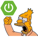 old man yells at spring boot Slack emoji