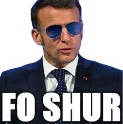 macron for sure Slack emoji
