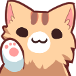 neko wave Slack emoji
