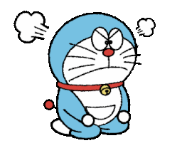 doraemon angry frustrated Slack emoji
