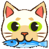 neko fish Slack emoji