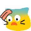 meow sweats Slack emoji
