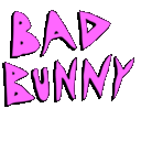 badbunny text Slack emoji