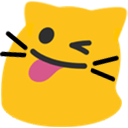 meow tonguewink Slack emoji