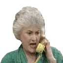 golden girls dorothy not have a nice day Slack emoji