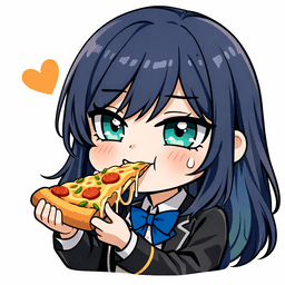 ado eating Slack emoji