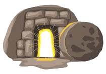 he is risen jesus empty tomb easter Slack emoji