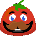 tomato mustache Slack emoji