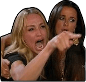 woman yelling at cat Slack emoji