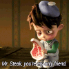 mr steak youre my only friend Slack emoji