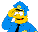 chief wiggum simpsons Slack emoji