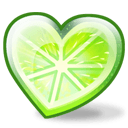 lime heart Slack emoji