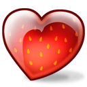 strawberry heart Slack emoji