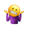 grimace shrug Slack emoji