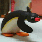 pingu excited Slack emoji