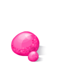pink drop Slack emoji