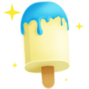 milky blue pop Slack emoji