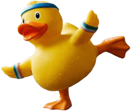 yoga duck Slack emoji