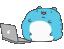 cat computer Slack emoji