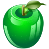 green apple Slack emoji