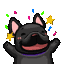 dog hooray Slack emoji