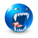 blue monster Slack emoji