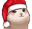santahat cat Slack emoji
