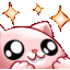 pink kitty Slack emoji