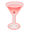 rose cocktail Slack emoji