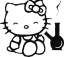 hellokitty bong Slack emoji