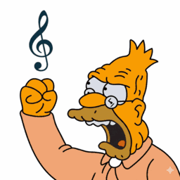 old man yells at music Slack emoji