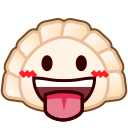 stuckouttongue dumpling Slack emoji