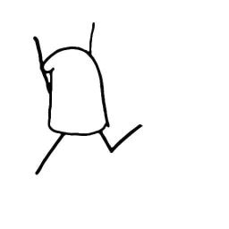 flork running Slack emoji