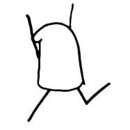 flork running Slack emoji