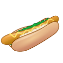 hotdog with mustard Slack emoji