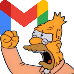 old man yells at gmail Slack emoji