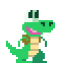 croc jump happy Slack emoji