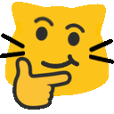 meow thinkingsmirk Slack emoji