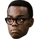 chidi good place Slack emoji