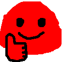 rainbowblub thumbsup Slack emoji